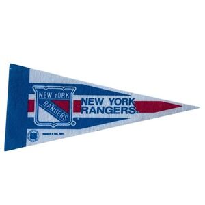 New york rangers Vintage NHL Hockey Mini Pennant 9"x4" Felt‎ Banner Flag